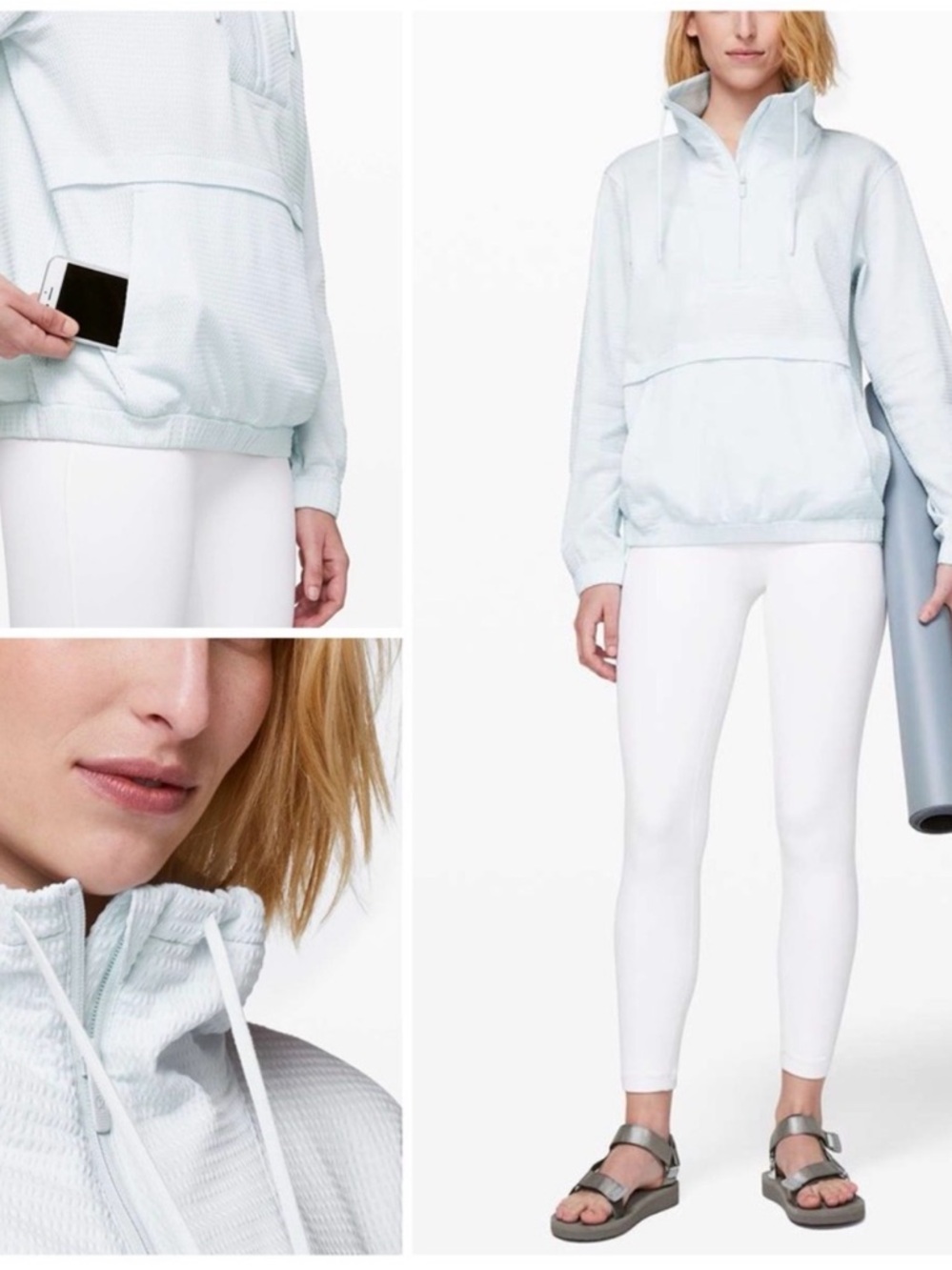 Lululemon Pack Light 1/2 zip up Pullover